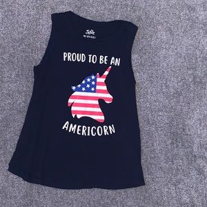 GIRLS “PROUD TO BE AN AMERICORN” SHIRT